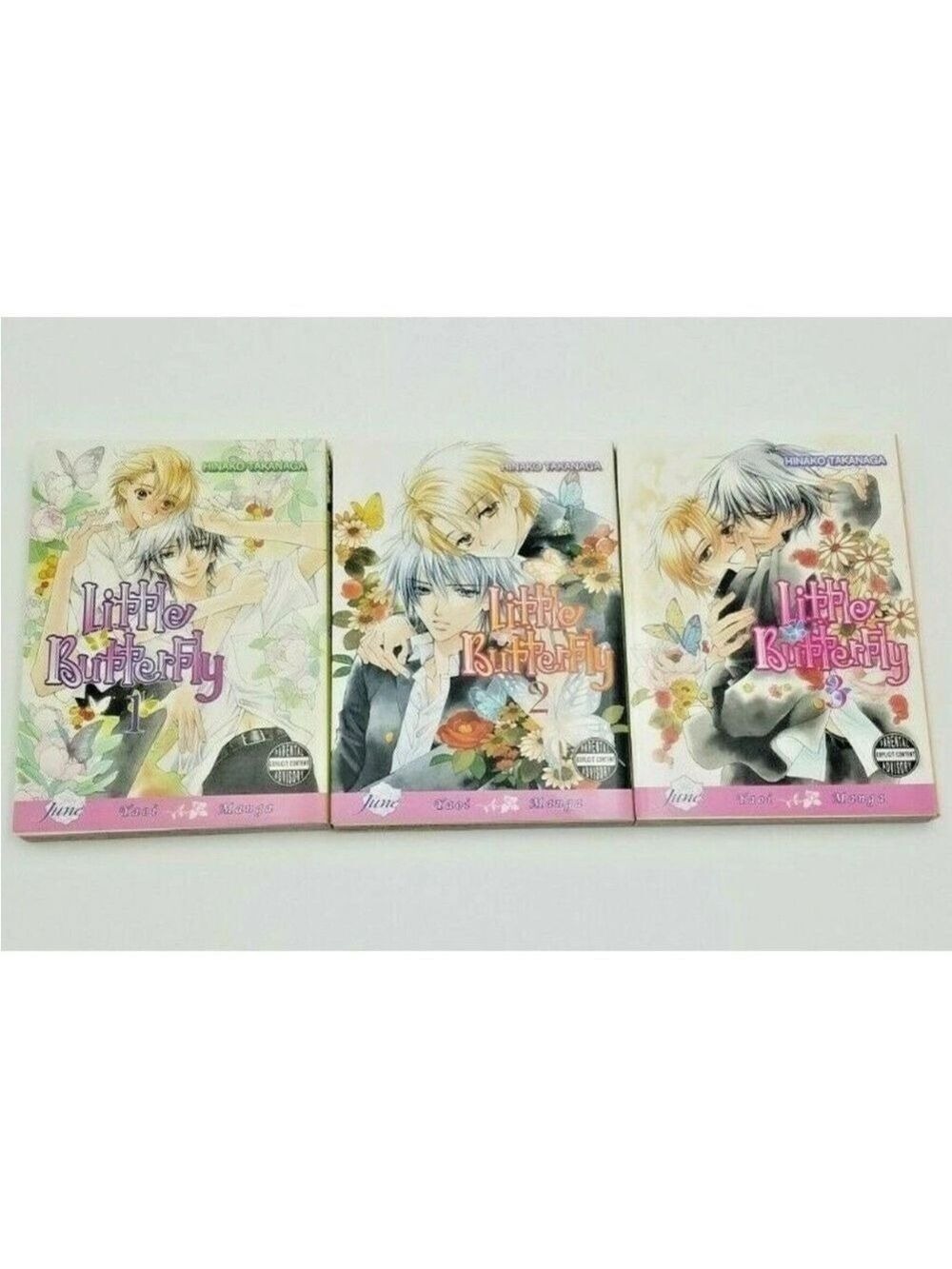 Little Butterfly Vol 1-3 (2006) Yaoi Manga English Paperback Mature RARE